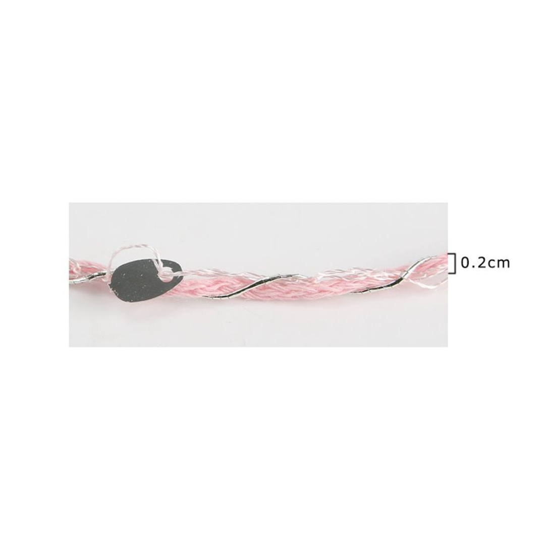 Filato Paillettes per Cappelli e Accessori Uncinetto | Rosa