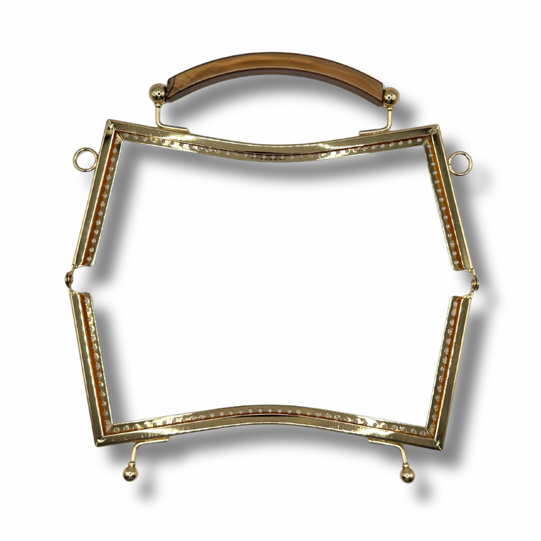 Chiusura Clic Clac Oro con Manico Madreperla