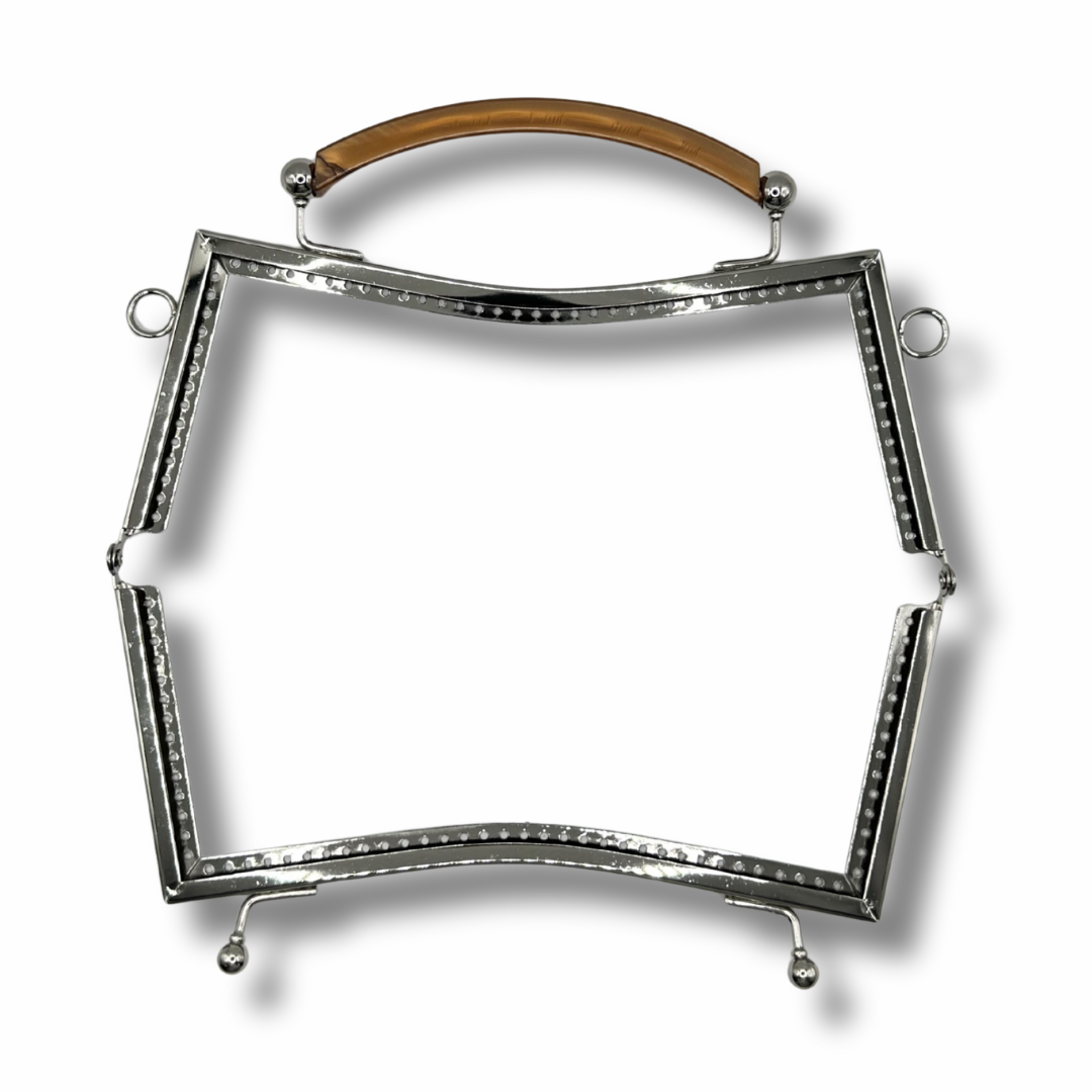 Chiusura Clic Clac Argento con Manico Madreperla