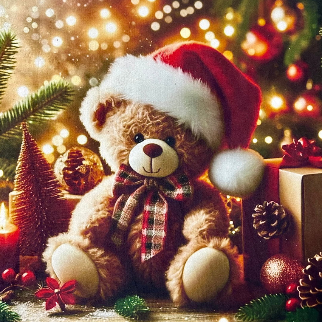 Pannello in Velluto Natalizio 45x45 cm | Peluche