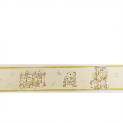 BA4609 | Bordura in Tessuto 100% Cotone Orsetti