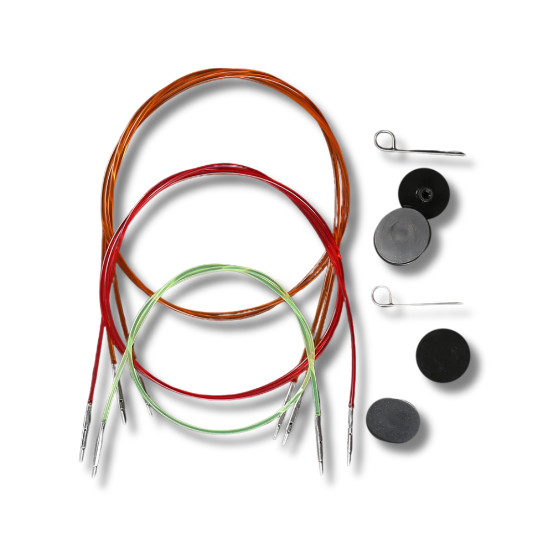 20735 | Set di Uncinetti Tunisini Intercambiabili KnitPro Symfonie - 8 Misure