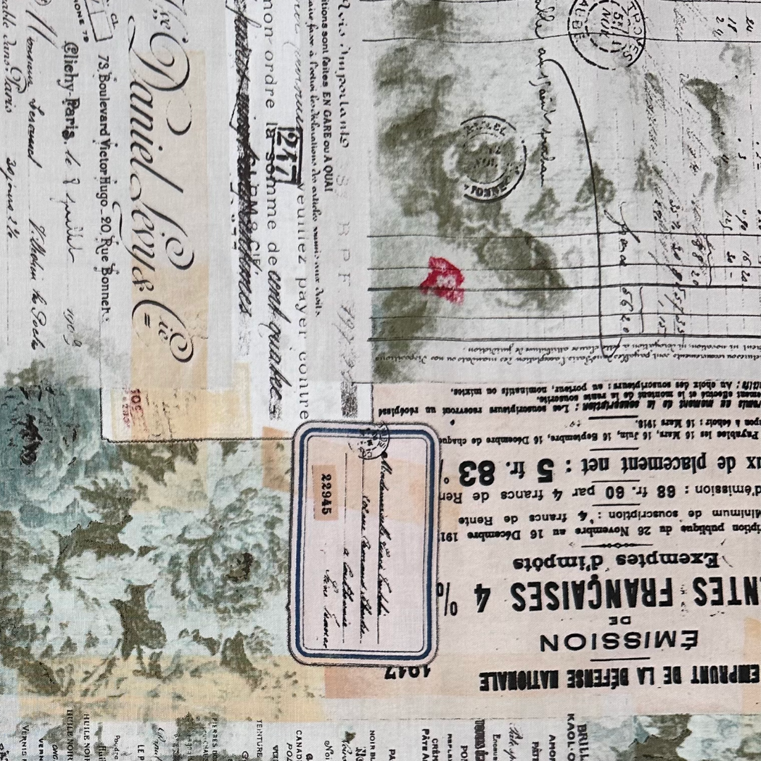 PWTH0101 | Tessuto Americano Tim Holtz in Cotone 110 cm | Paris