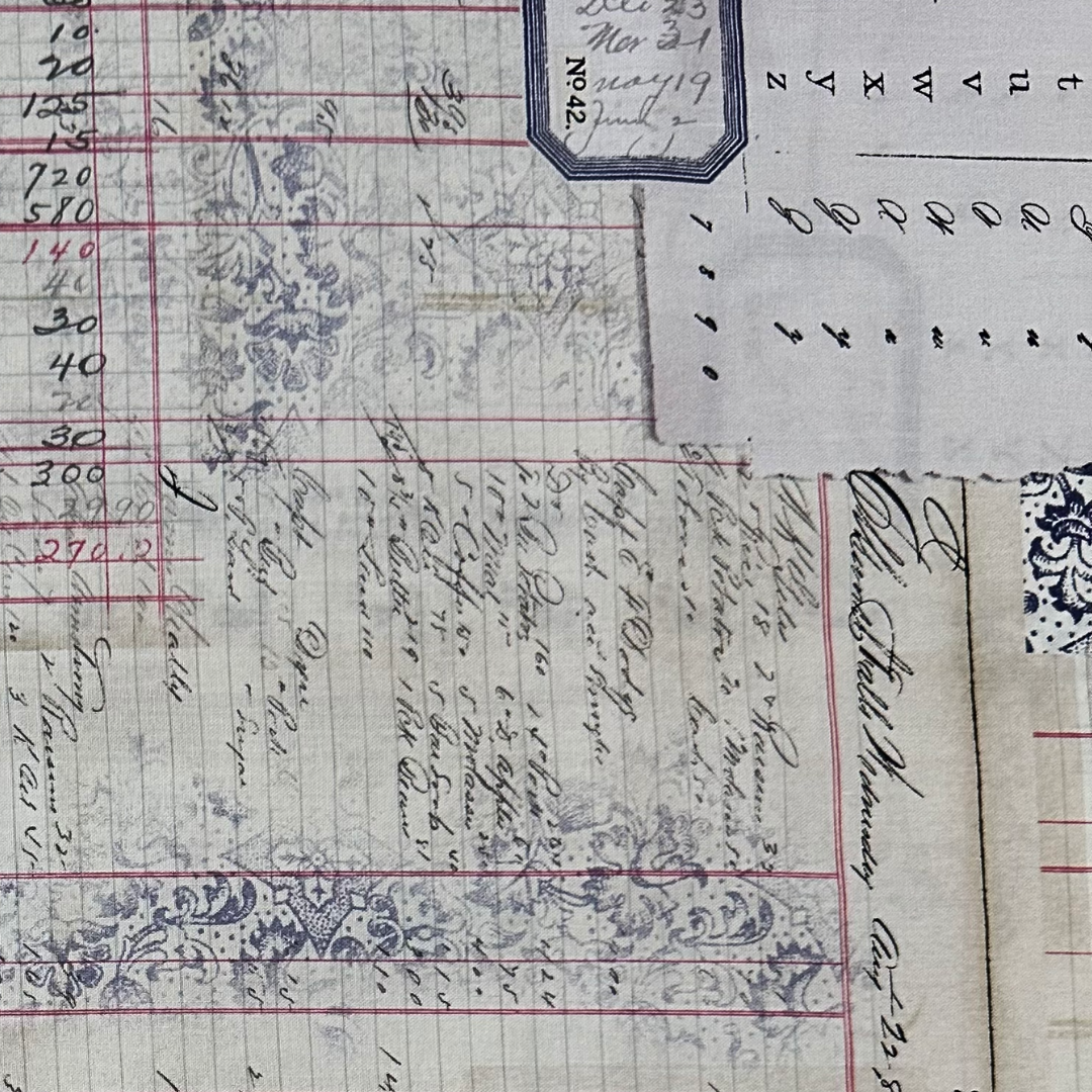 PWTH099 | Tessuto Americano Tim Holtz in Cotone 110 cm | Calendar