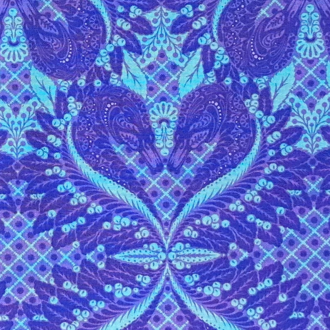 PWTP0128| Tessuto Americano Tula Pink in Cotone 110 cm | Gata Keeper Blue