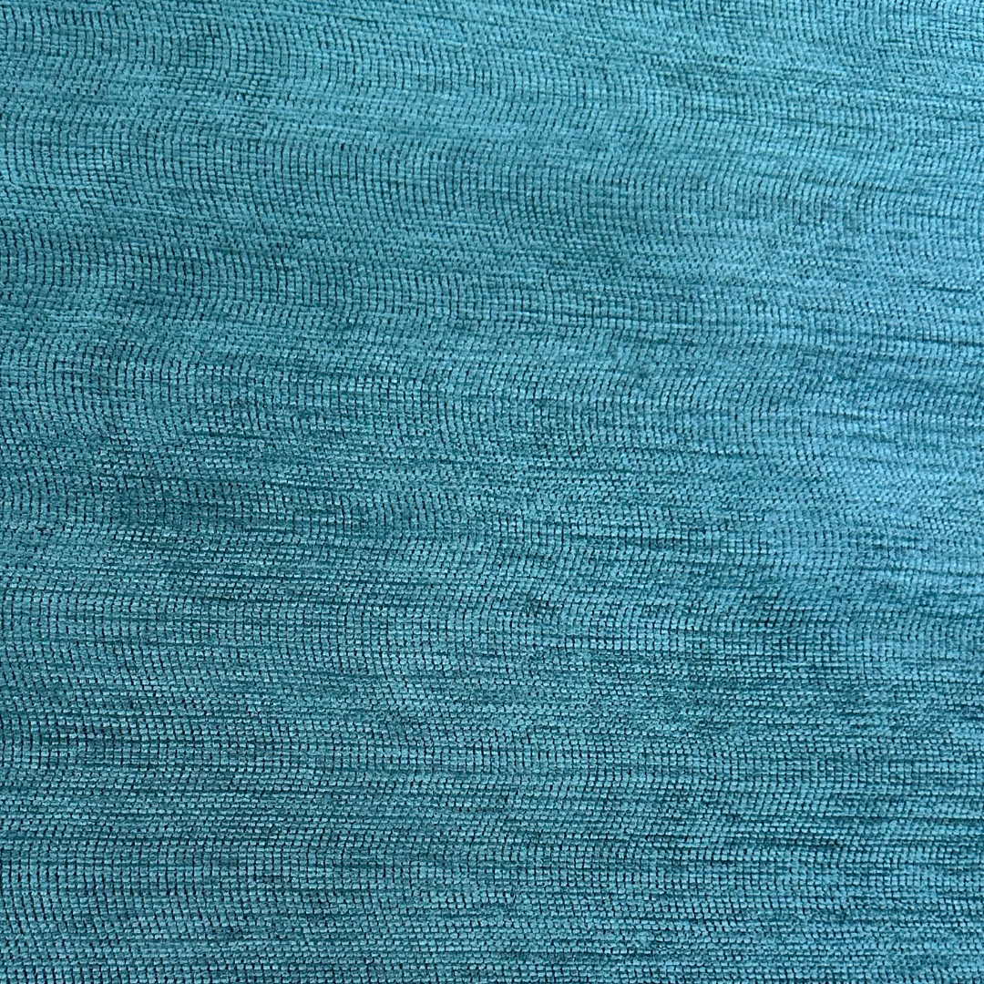 Turchese | Tessuto Cinigliato a Costine - Altezza 140cm | Ideale per Arredamento e Tappezzeria