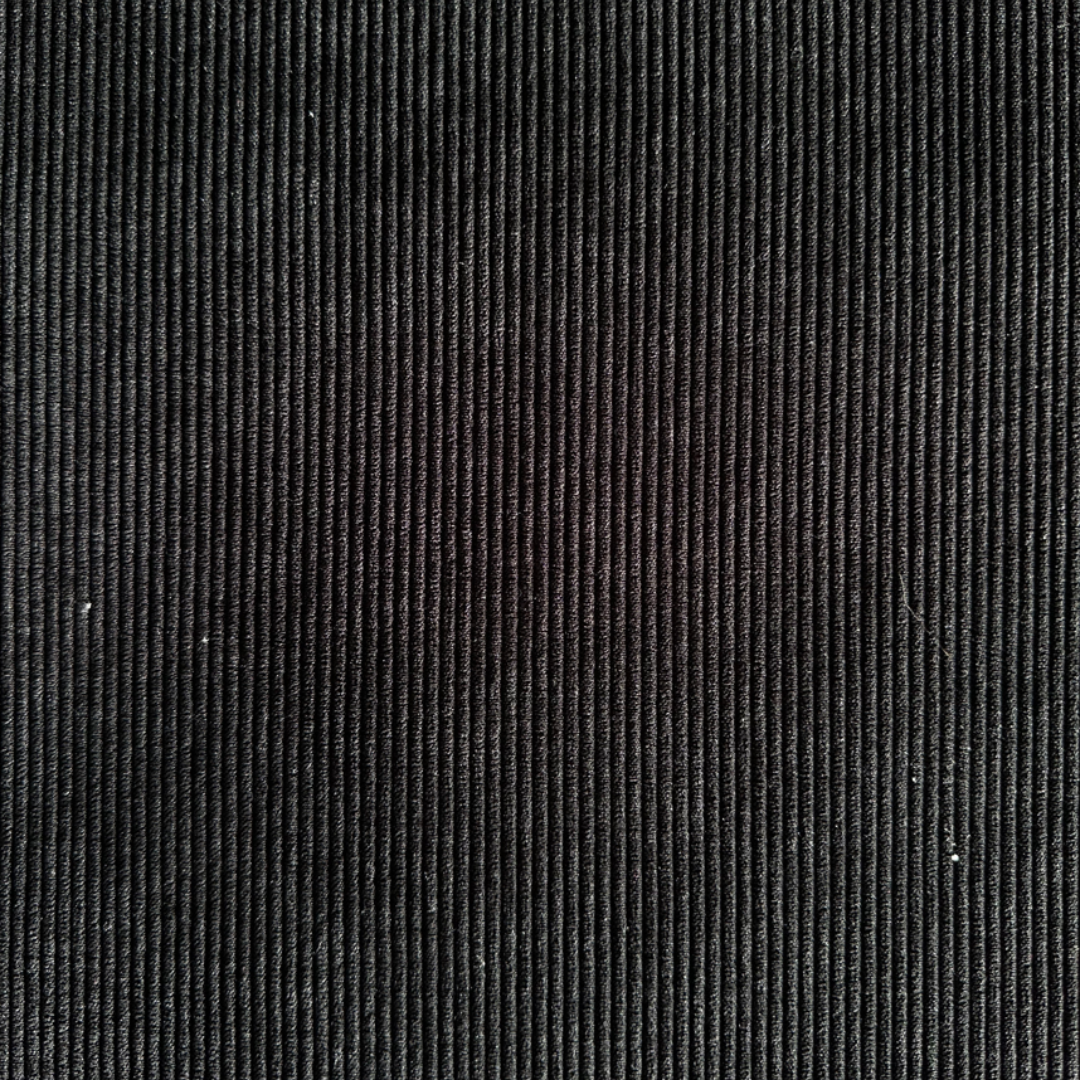 Nero | Velluto a Coste 140 cm | Ideale per Arredo e Tappezzeria