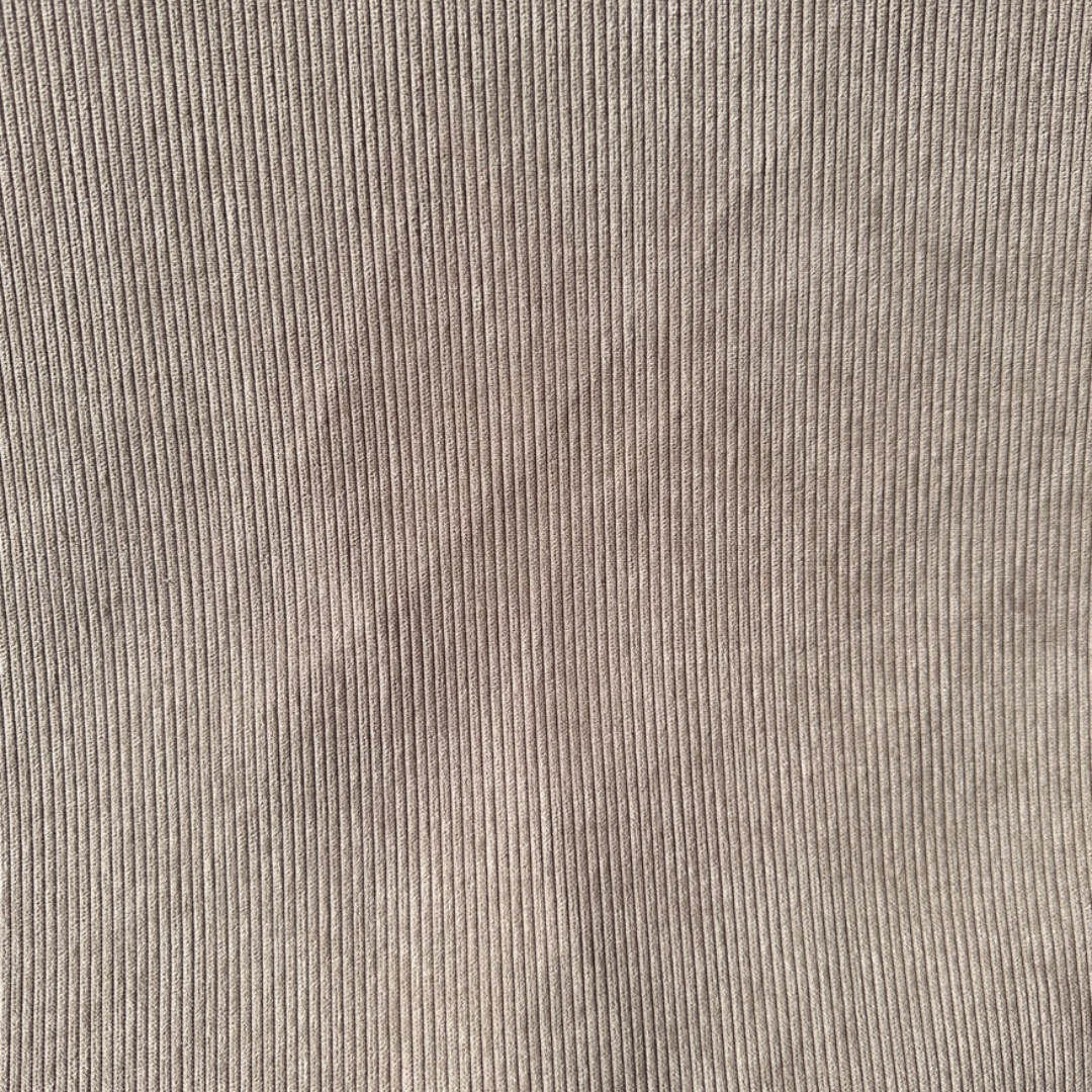 Beige | Velluto a Coste 140 cm | Ideale per Arredo e Tappezzeria