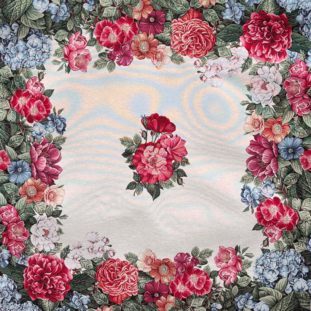 Pannello Gobelin Stampato Fantasia Floreale 140x140 cm | Tovaglie e Centrotavola