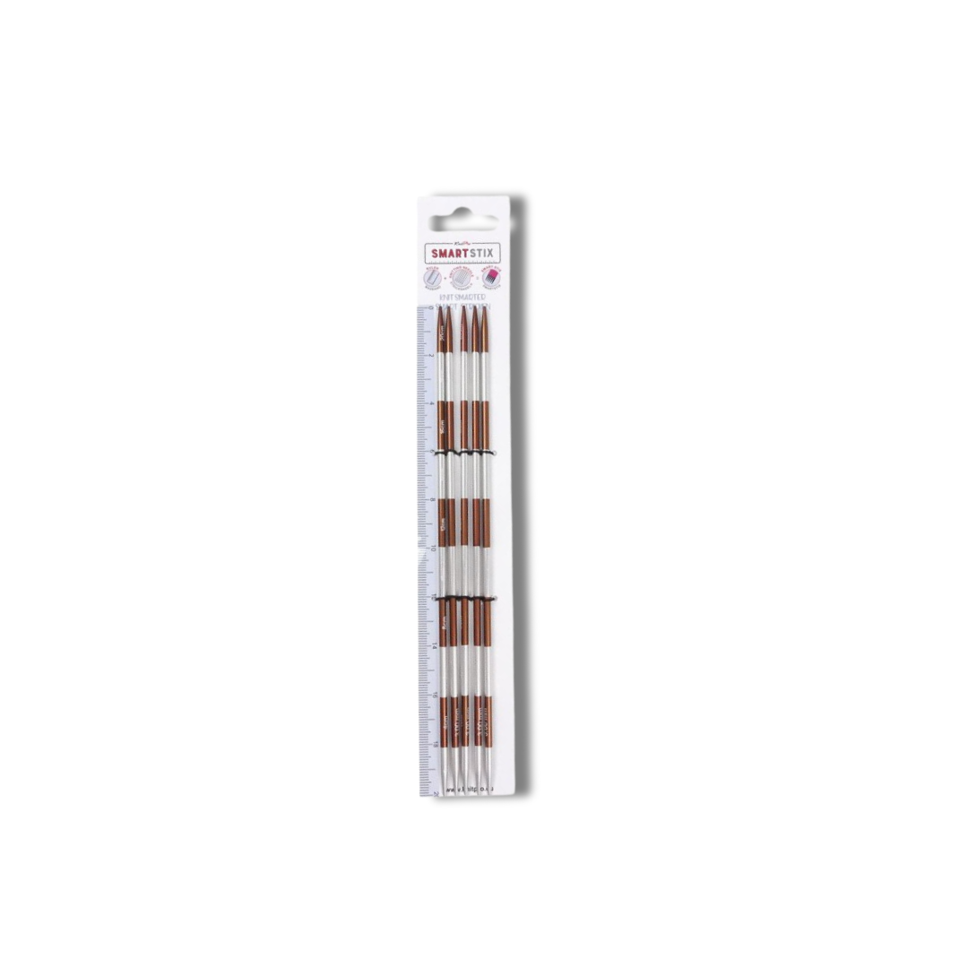 42023 | Set Ferri a Doppia Punta KnitPro 20cm con Righello - 5pz da 2.5mm