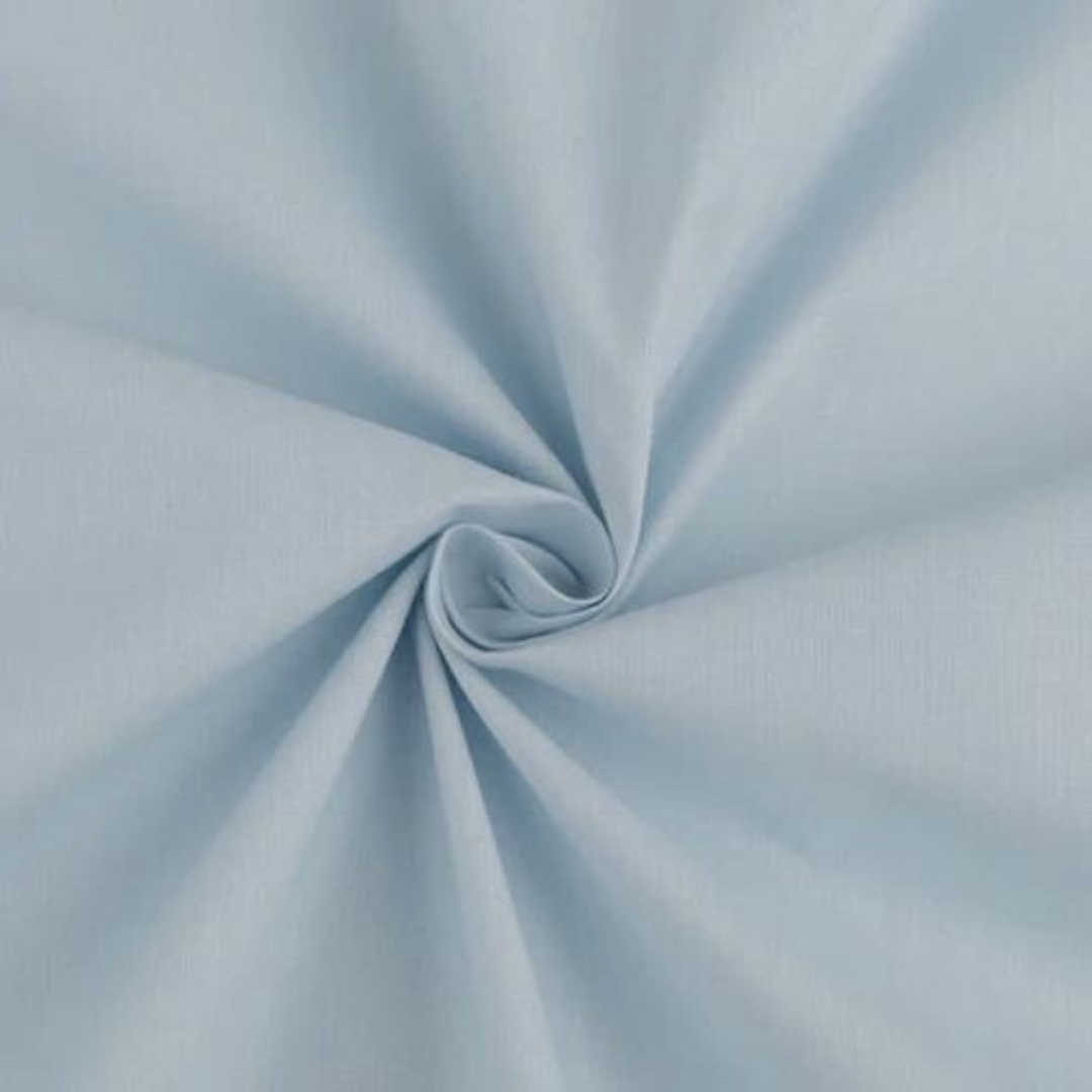 Azzurro Pastello - Tessuto Mussola di Cotone per Neonati e Abbigliamento Estivo – 3 mt