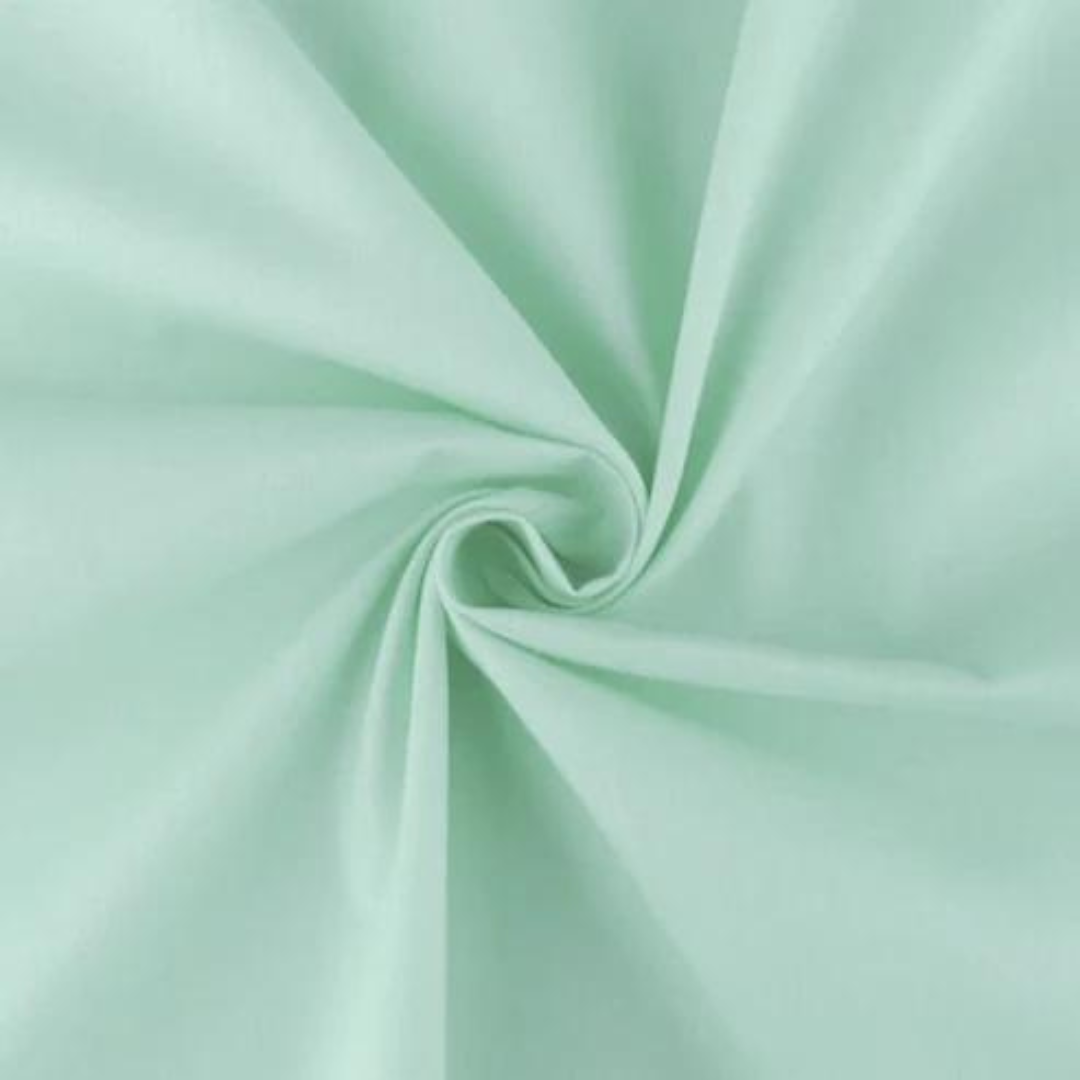 Verde Pastello - Tessuto Mussola di Cotone per Neonati e Abbigliamento Estivo – 3 mt