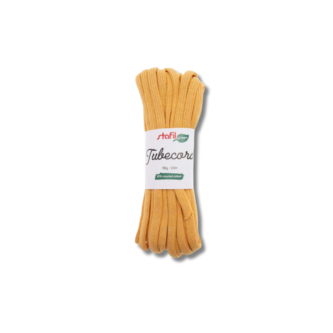 Tubecord Giallo | Cordoncino Tubolare Tricotin Per Scritte
