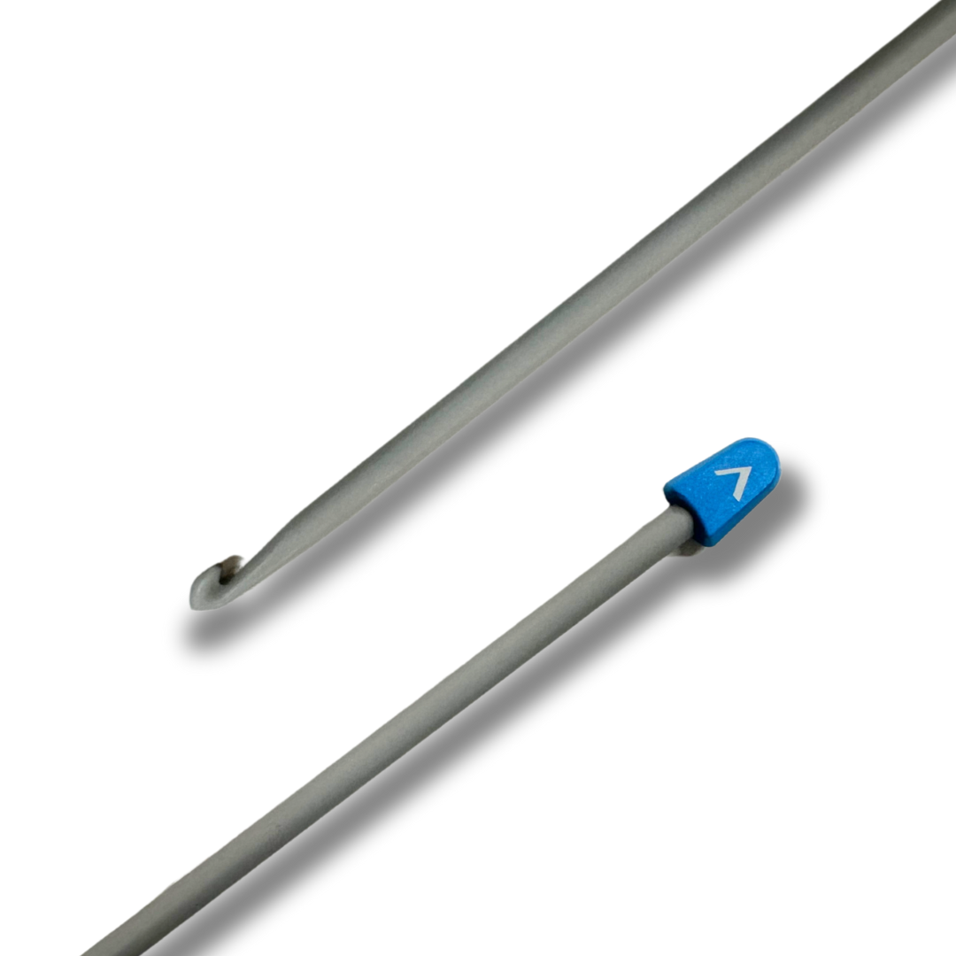 Uncinetto Tunisino Prym in Plastica - 30 cm di Lunghezza