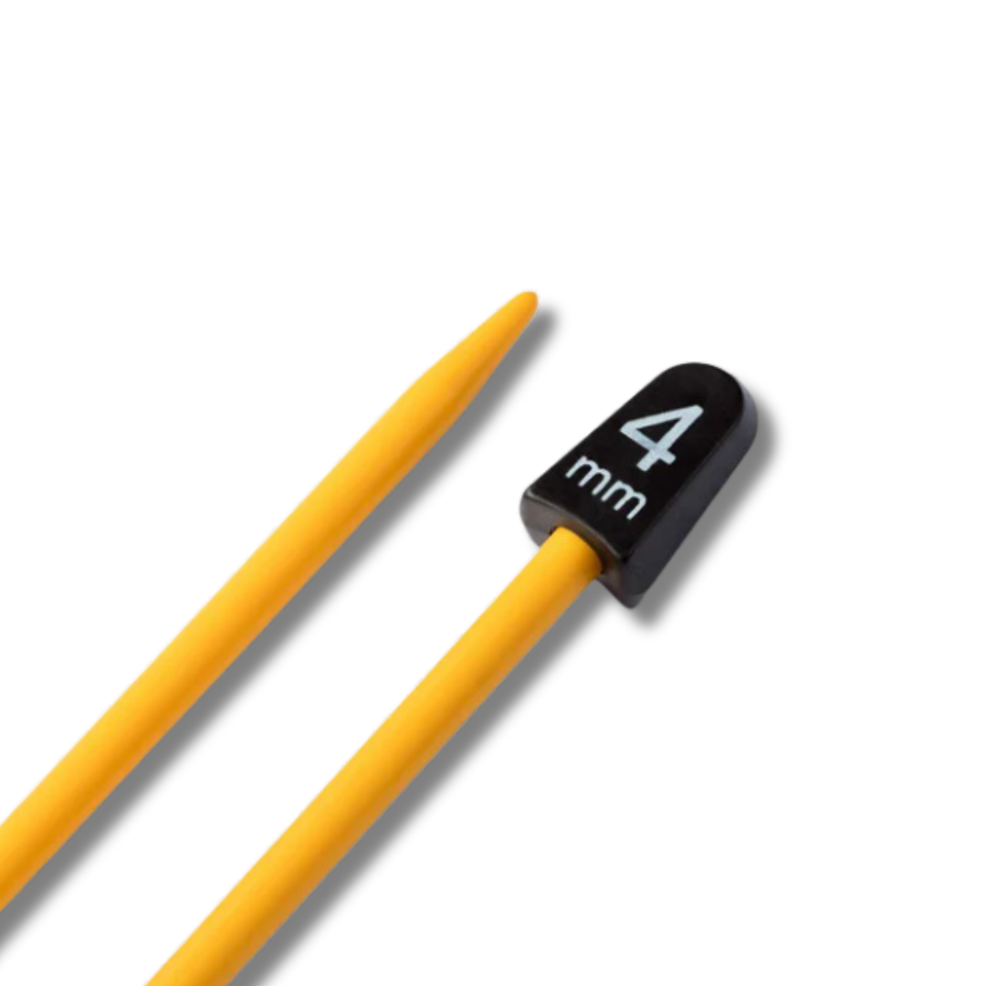 218402 | Ferri Maglia a Punta Singola Prym in Alluminio - 4mm, Set da 2