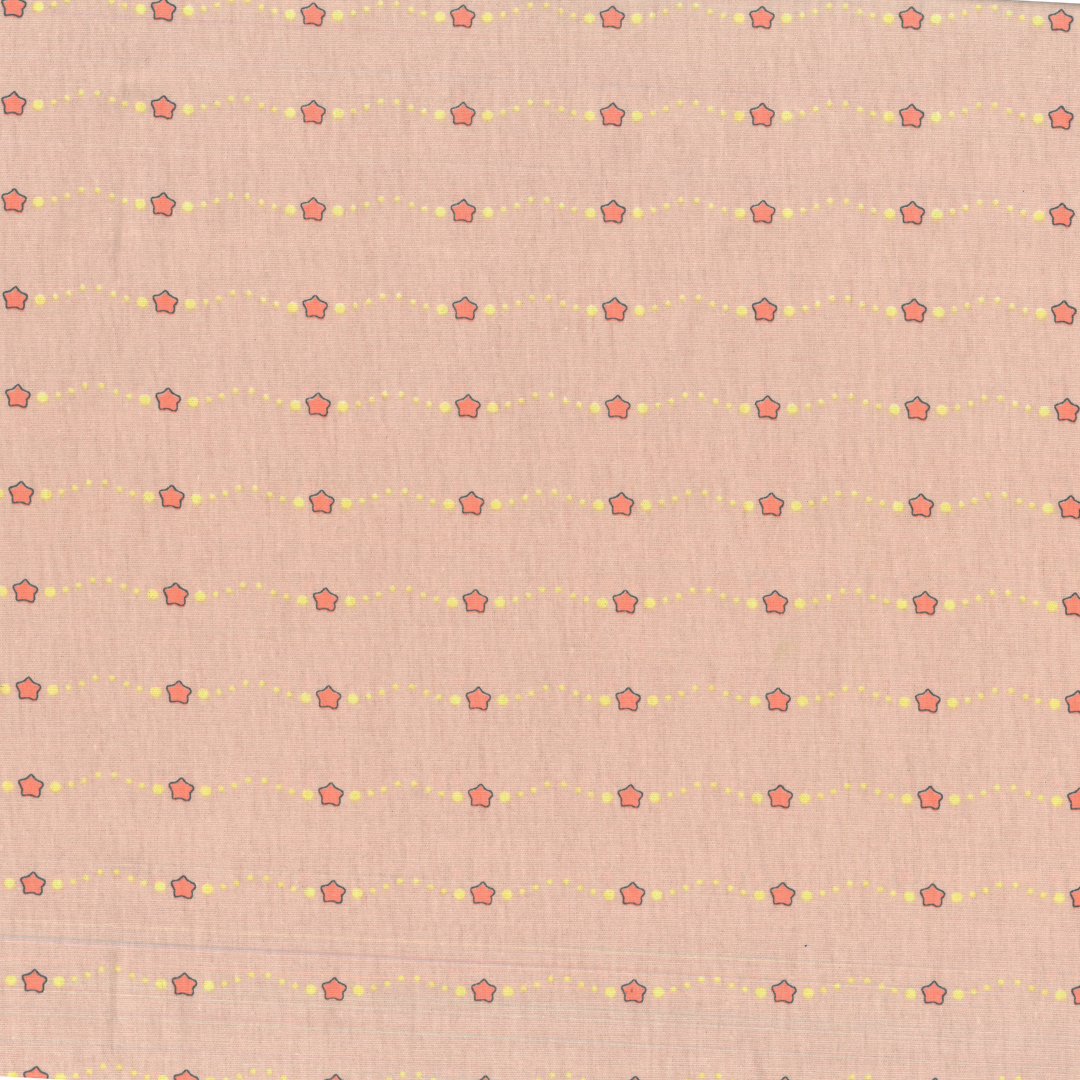 Stelline Rosa | Tessuto Cotonina Baby a Metraggio 140cm | 100% Cotone - Ideale per Cucito Creativo