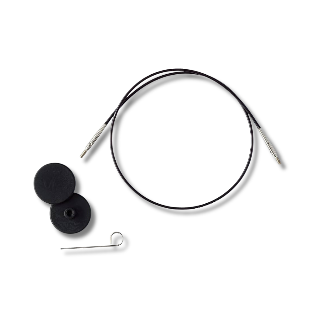 Cavo di Plastica Prym per Ferri Circolari con Fermi