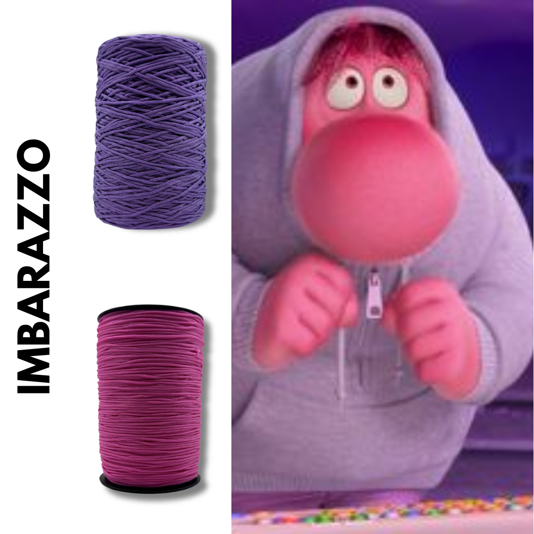 Kit "Imbarazzo" per Borsa Uncinetto - Ispirato a Inside Out 2