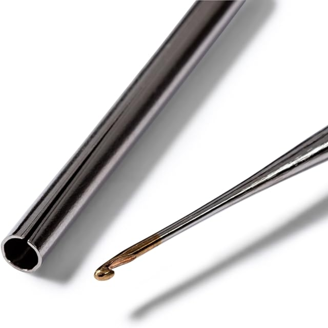 175620 | Uncinetto Prym 1.75mm - Custodia Metallo, Impugnatura Antiscivolo