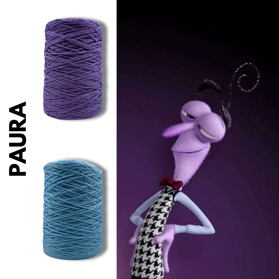 Kit "Paura" per Borsa Uncinetto - Ispirato a Inside Out 2