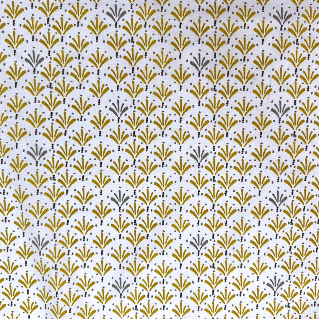 PALMITO | Tessuto Cotonina Fantasia| 100% Cotone | Altezza 140 cm