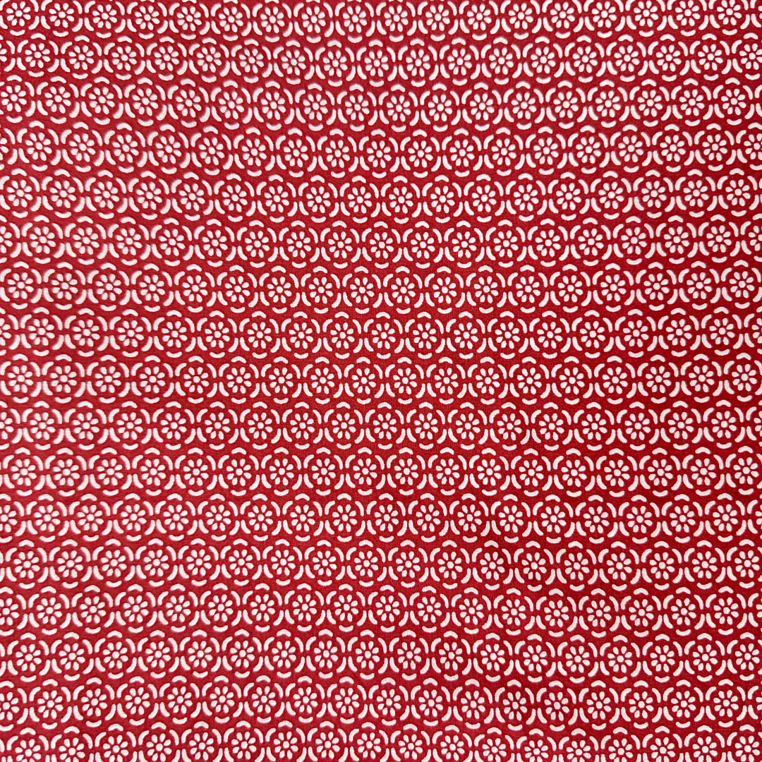 FLORANA | Tessuto Cotonina Fantasia Geometrica | 100% Cotone | Altezza 140 cm