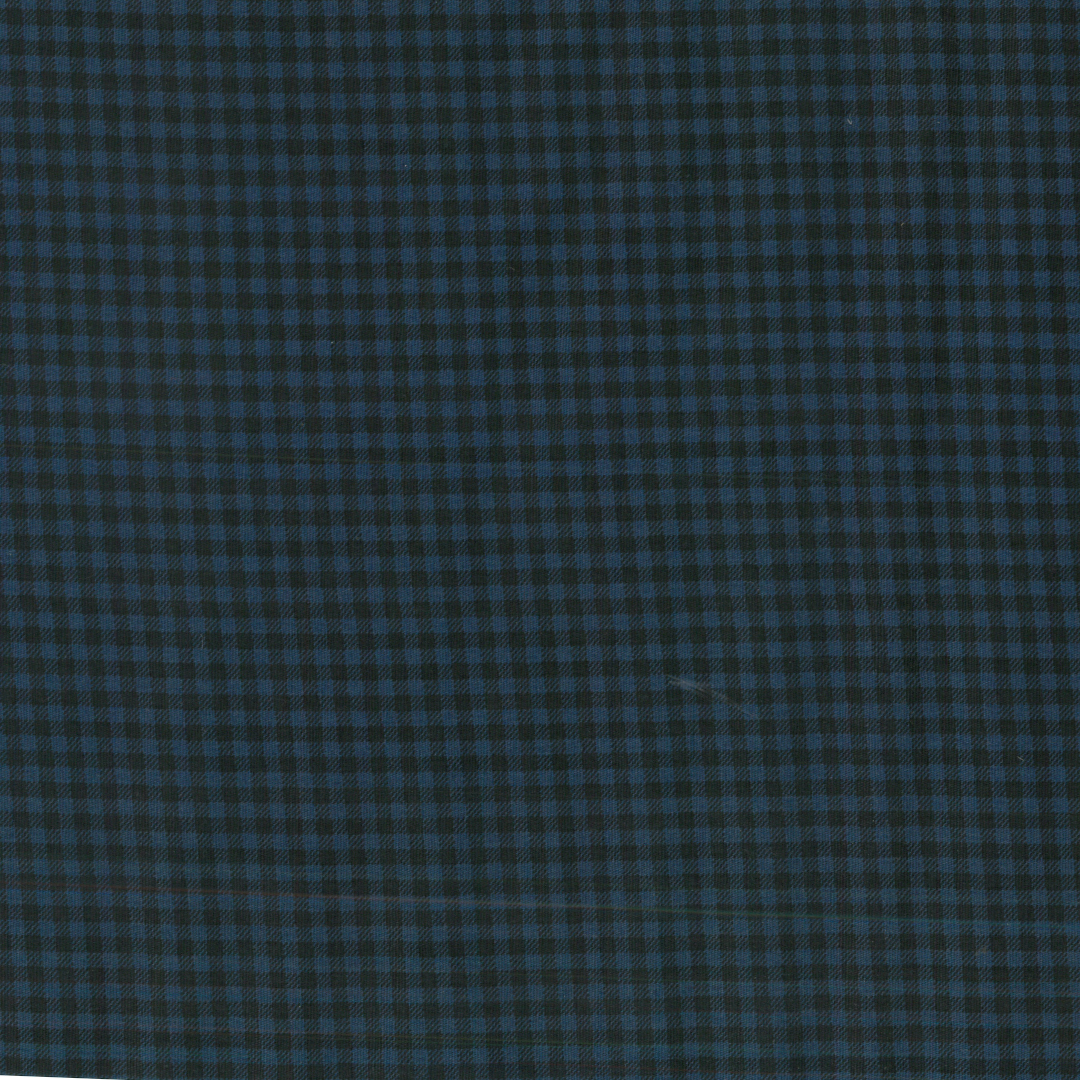 Quadrettato Blu Scuro | Tessuto Cotonina Baby a Metraggio 140cm | 100% Cotone - Ideale per Cucito Creativo