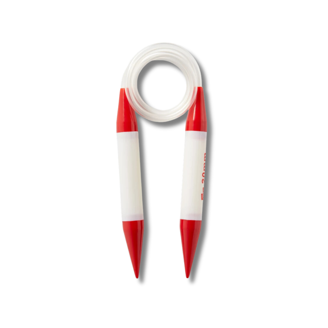 211318 | Ferri Circolari in Plastica Prym, 20mm x 80cm - Leggeri e Duraturi