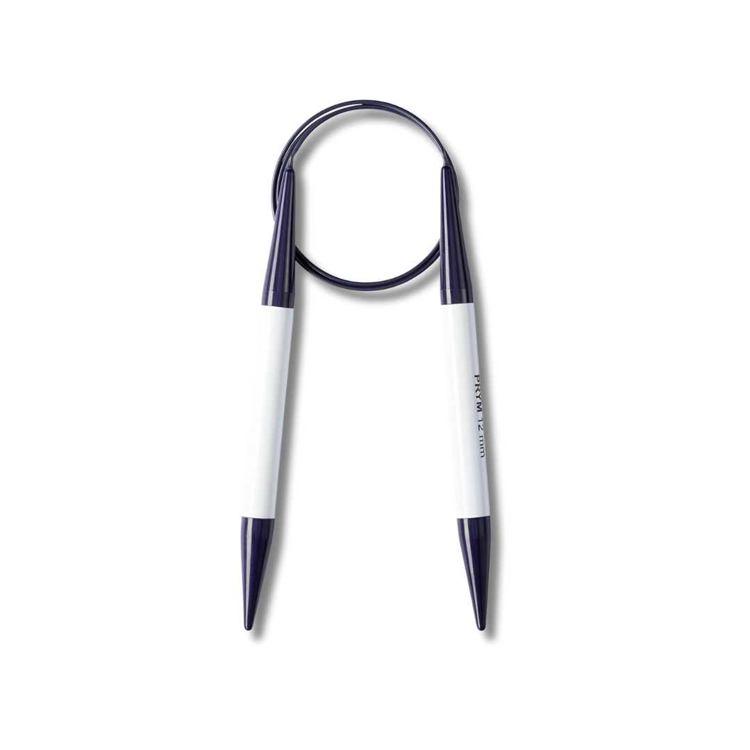 211314 | Ferri Circolari in Plastica Prym, 12mm x 80cm - Leggeri e Duraturi