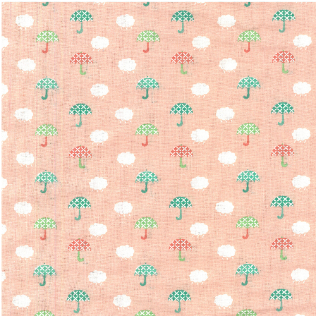 UMBRELLA | Tessuto Cotonina Baby Ombrelli | 100% Cotone | Altezza 140 cm