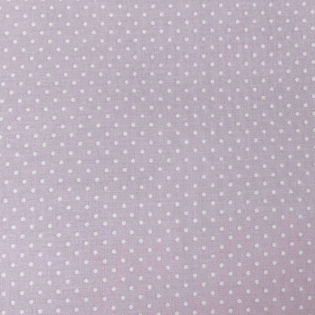 PLUMETIS | Tessuto Cotonina Pois| 100% Cotone | Altezza 140 cm