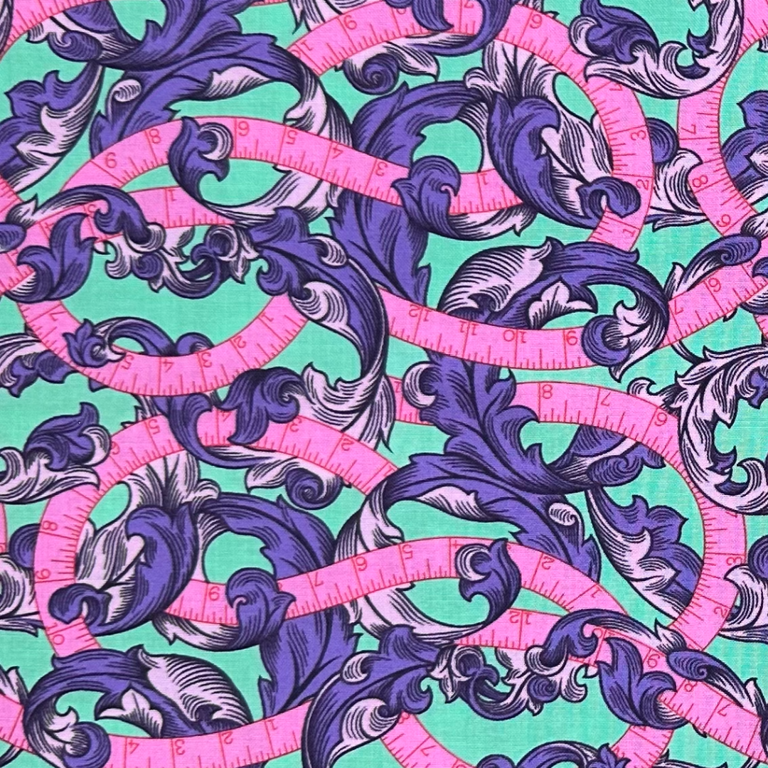 PWTP142.V | Tessuto Americano Tula Pink in Cotone 110 cm | Measure Twice