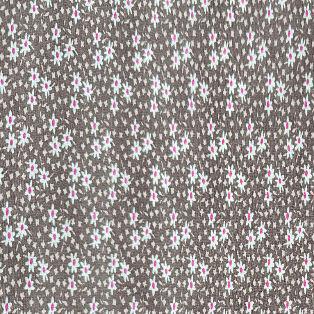 MIDINETTE | Tessuto Cotonina Fantasia Margherite| 100% Cotone | Altezza 140 cm