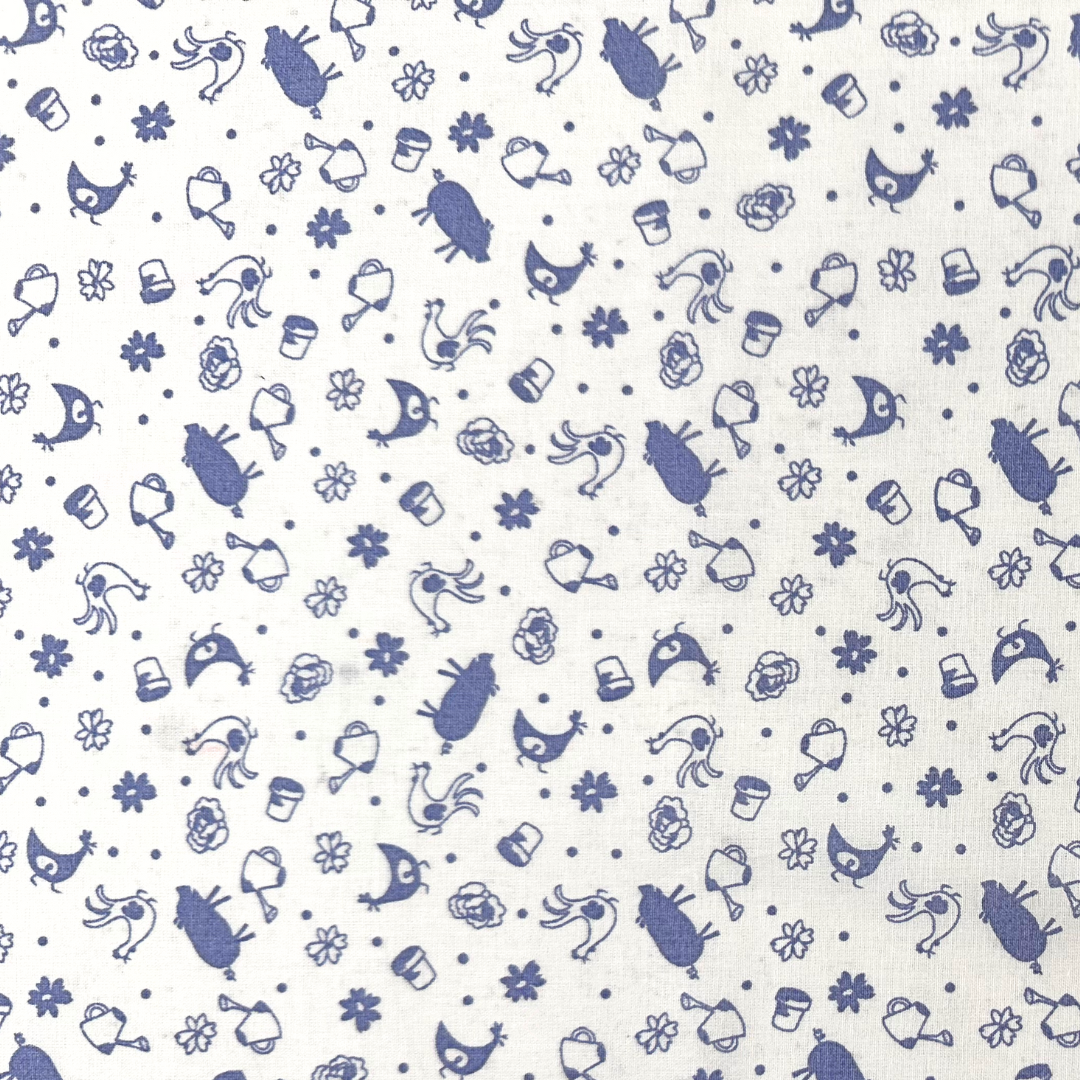 COCHEESE | Tessuto Cotonina Baby Animali | 100% Cotone | Altezza 140 cm