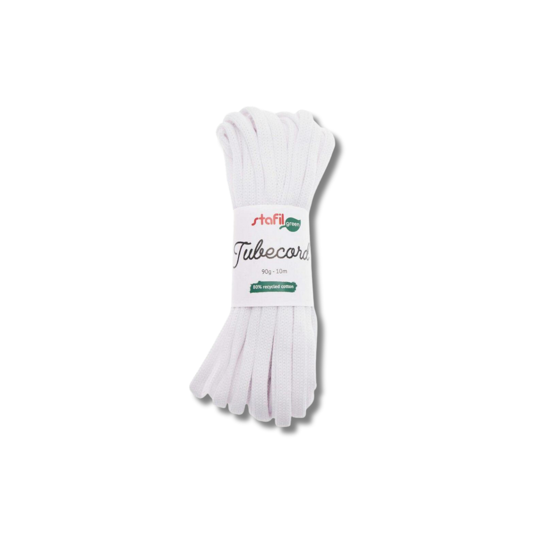 Tubecord Bianco | Cordoncino Tubolare Tricotin Per Scritte
