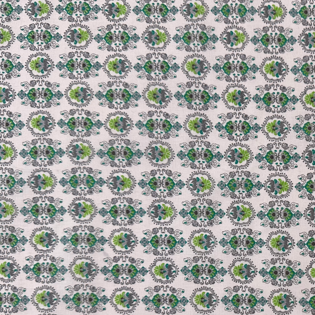 AGATHE | Tessuto Cotonina Fantasia | 100% Cotone | Altezza 140 cm