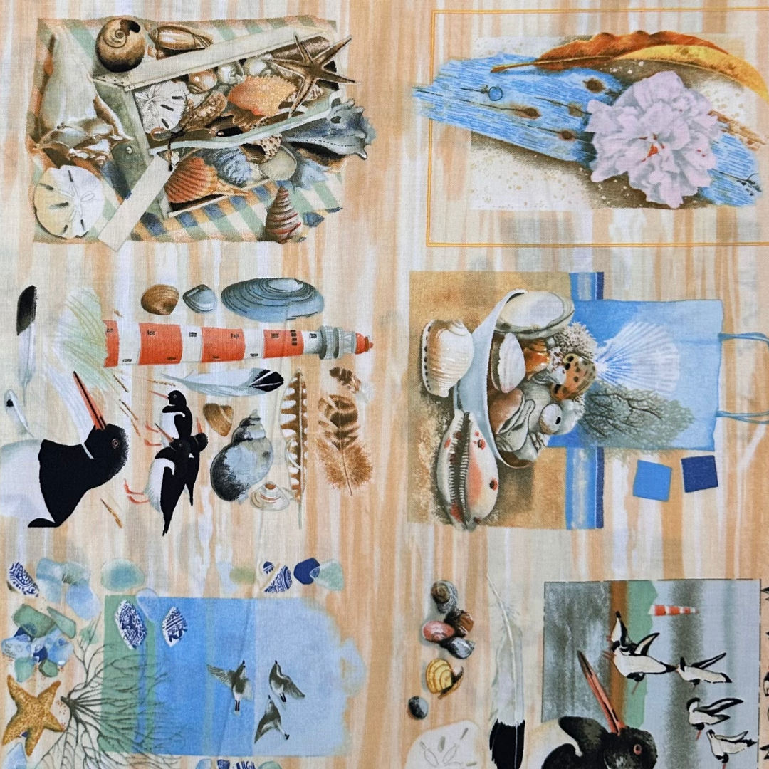 PWMB031 | Tessuto Americano Marjolein Bastin in Cotone 110 cm | Coastal Collage