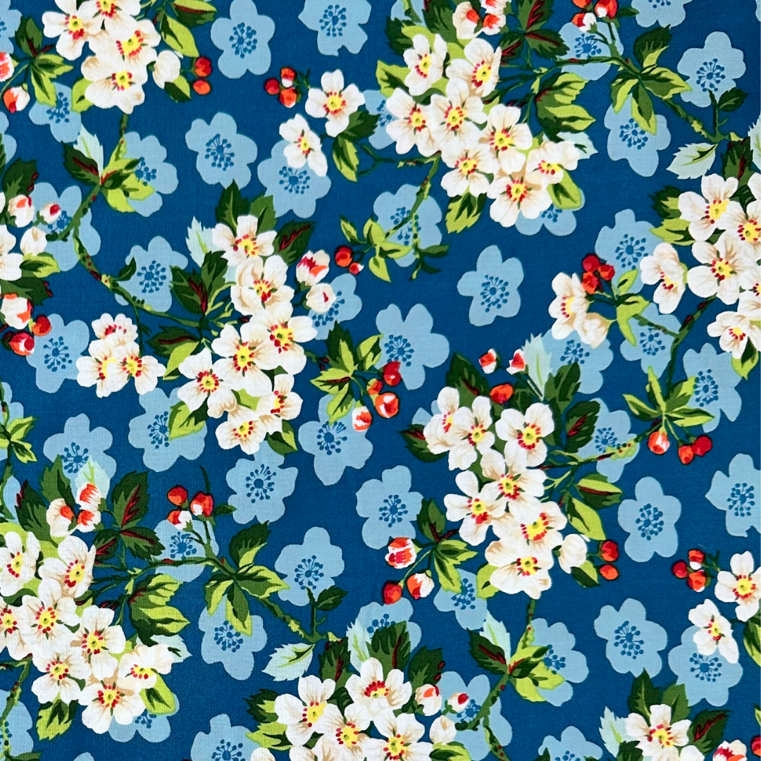 PWSL075 | Tessuto Americano Philip Jacobs in Cotone 110 cm | Spring Blossom