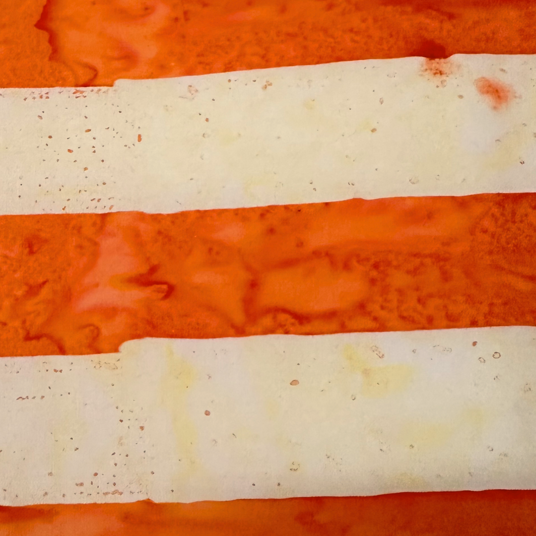 Tessuto Americano in Cotone 110 cm | Yellow and Orange Stripes