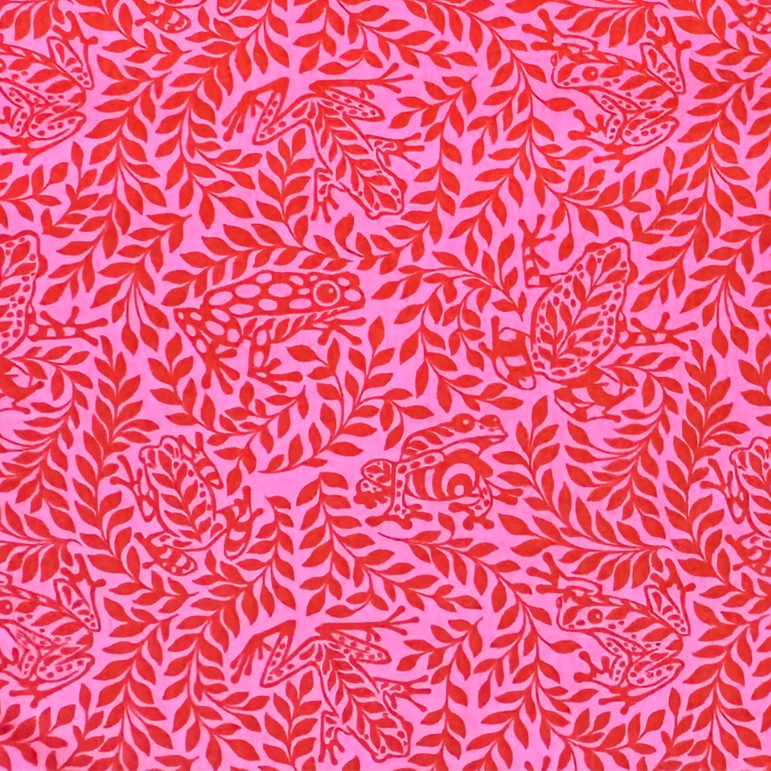 PWTP137 | Tessuto Americano Tula Pink in Cotone 110 cm | Ribbit