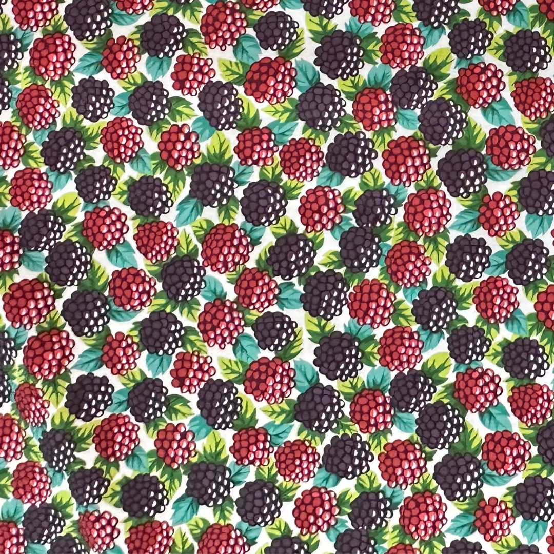 PWSL077 | Tessuto Americano Philip Jacobs in Cotone 110 cm | Blackberries