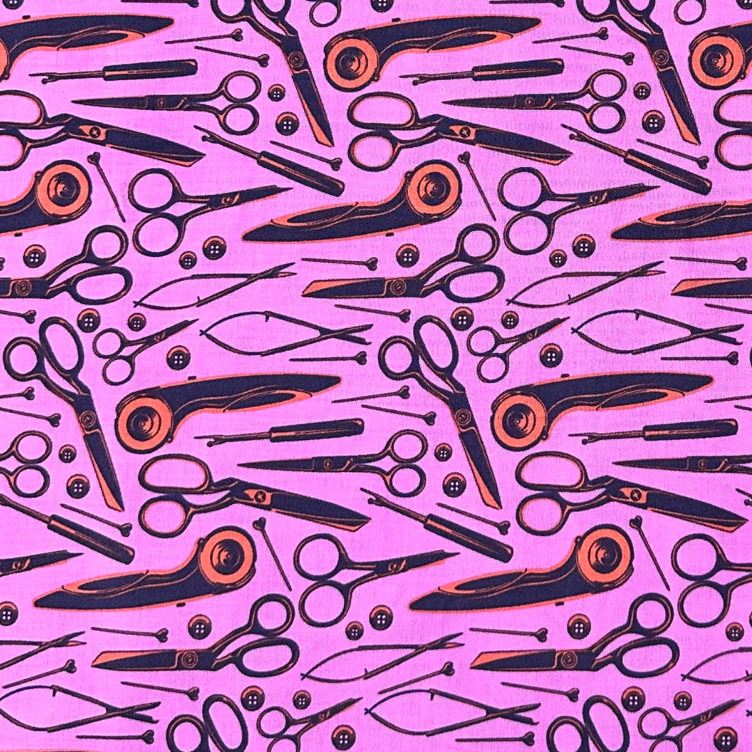PWTP143.R | Tessuto Americano Tula Pink in Cotone 110 cm | Tools of the Trade