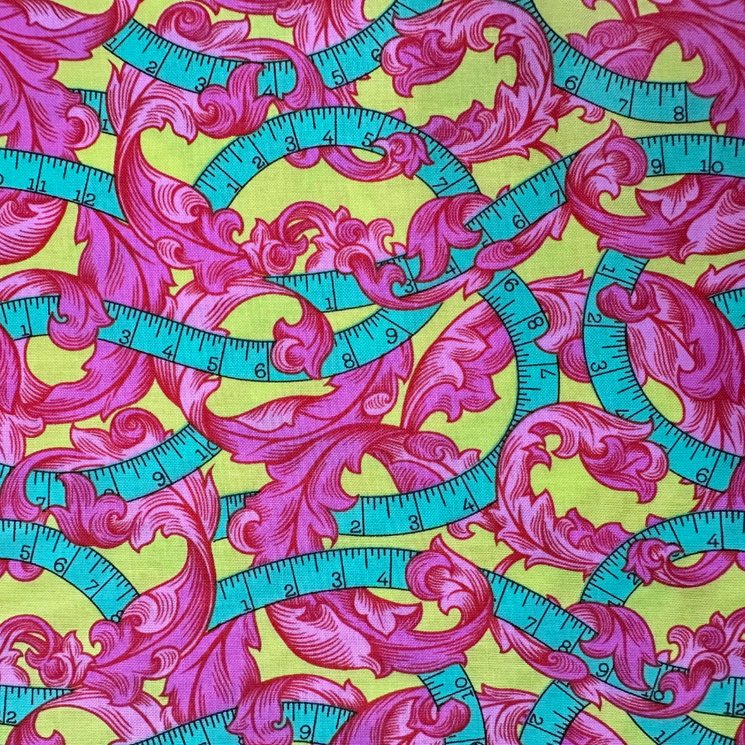 PWTP142 | Tessuto Americano Tula Pink in Cotone 110 cm | Measure Twice