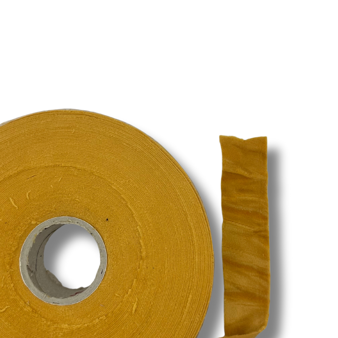 Fettuccia Velluto Elasticizzato Oro per Borse Uncinetto 300gr