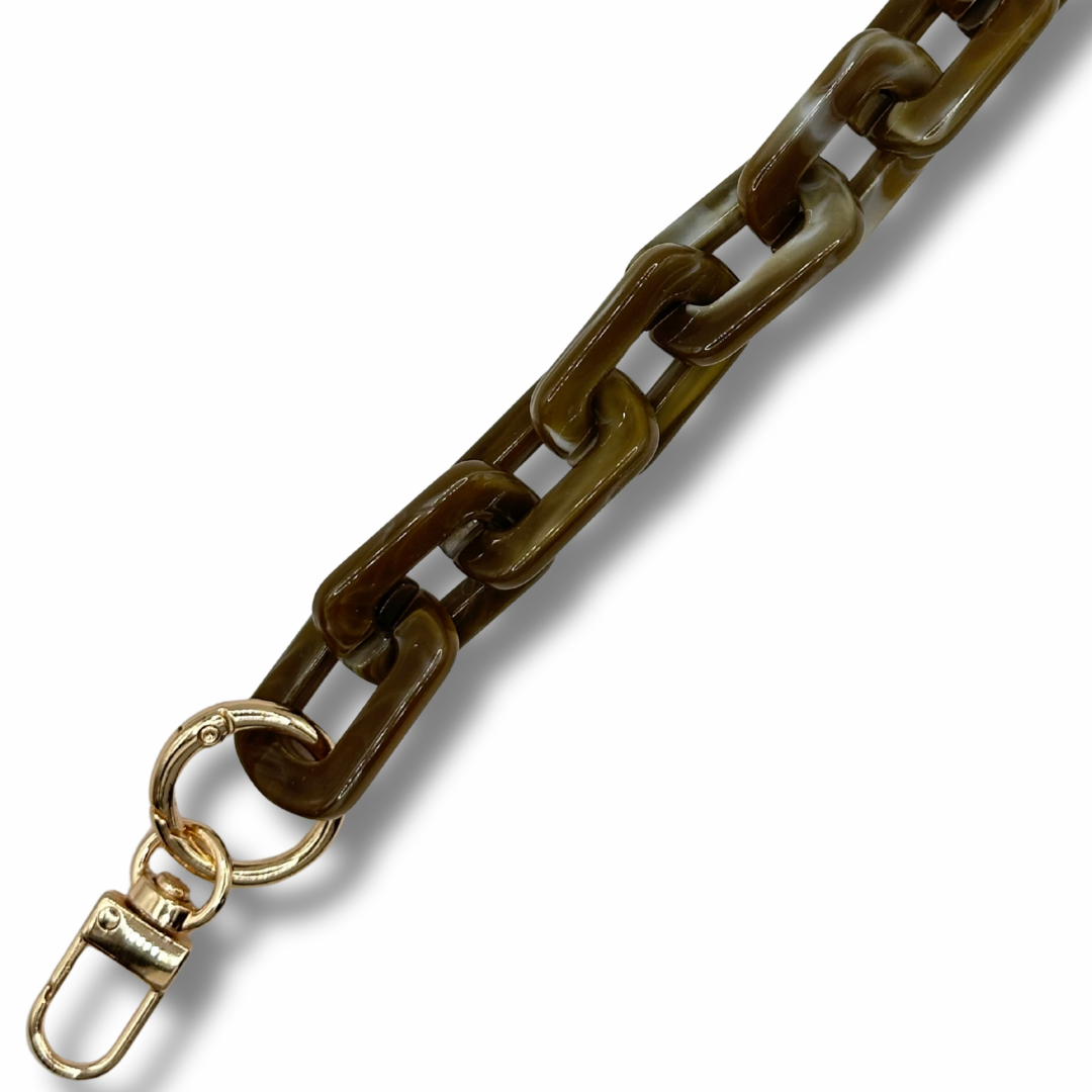 Manico per Borse Uncinetto Effetto Marmo – 44 cm Verde