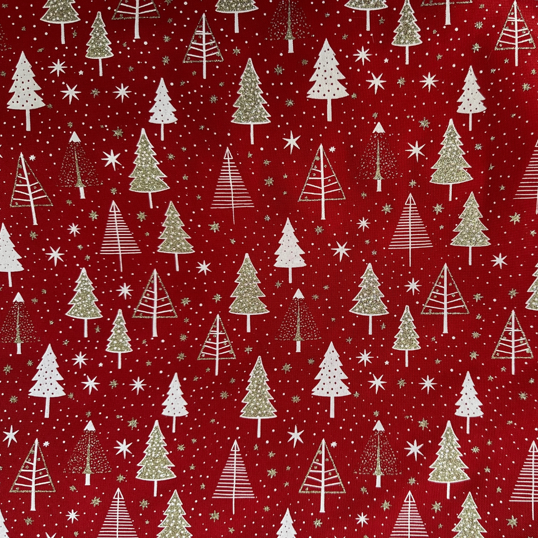 Tessuto Natalizio Albero di Natale