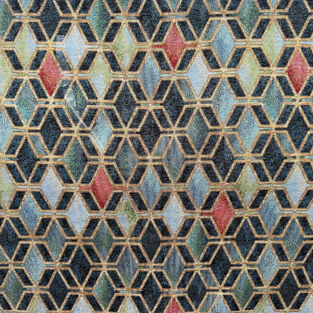 Tessuto Gobelin Rombi Multicolore 280cm a Metraggio