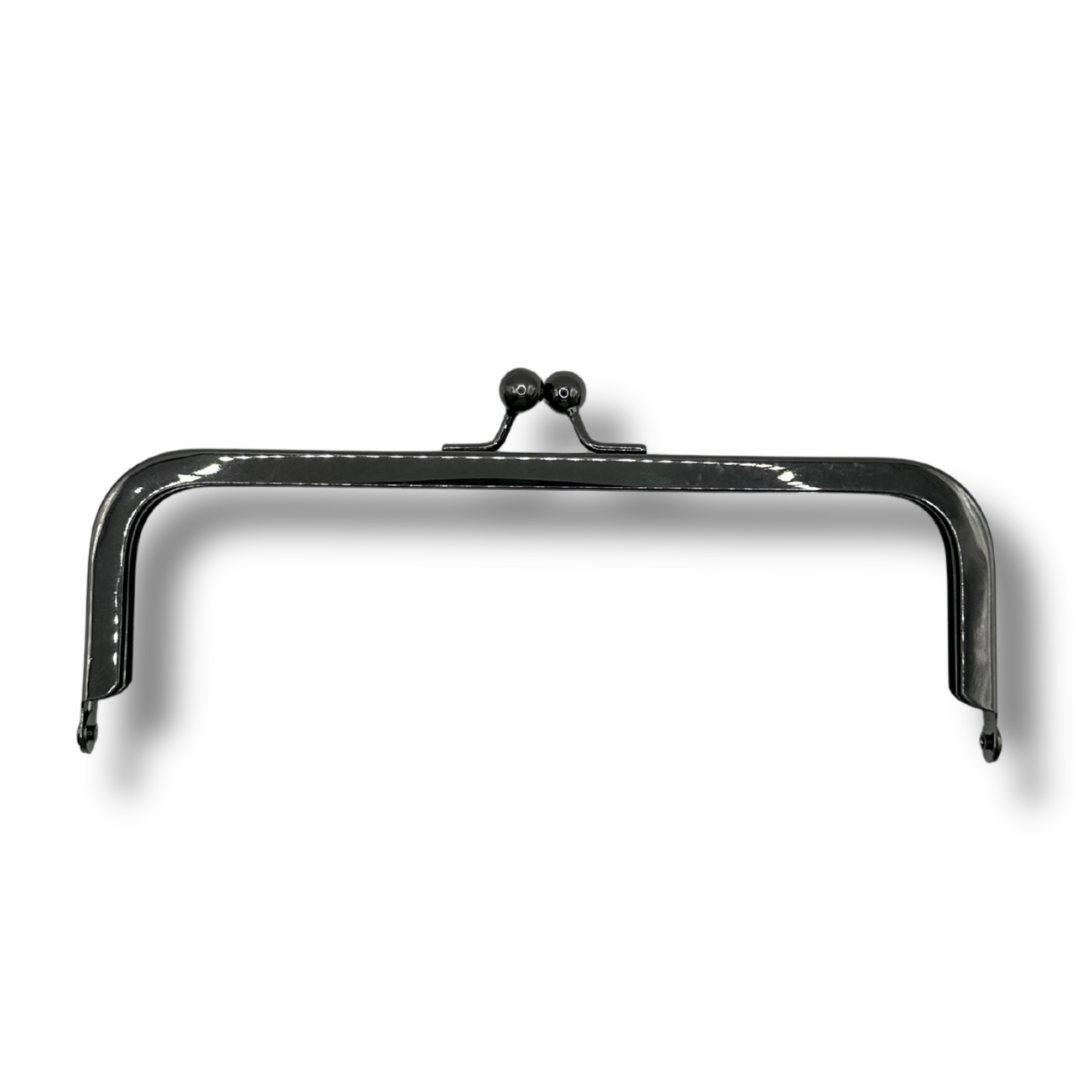 Chiusura Clic Clac Nera Rettangolare per Borse