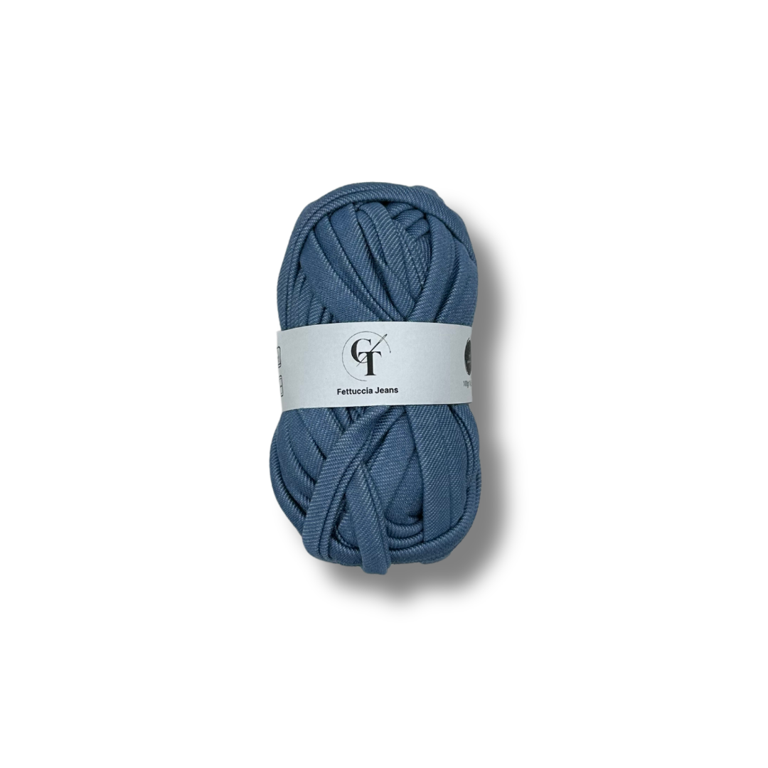 Fettuccia Jeans per Borse Uncinetto | Blu Chiaro