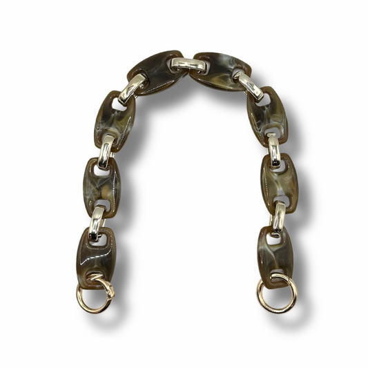 Catena per Borse Uncinetto Effetto Marmo – 42 cm Verde